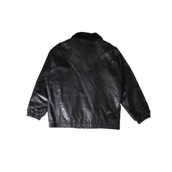 Vintage Unisex Black Reversible Genuine Mink Finland Origin Fur/Leather Jacket - Picture 4 of 11